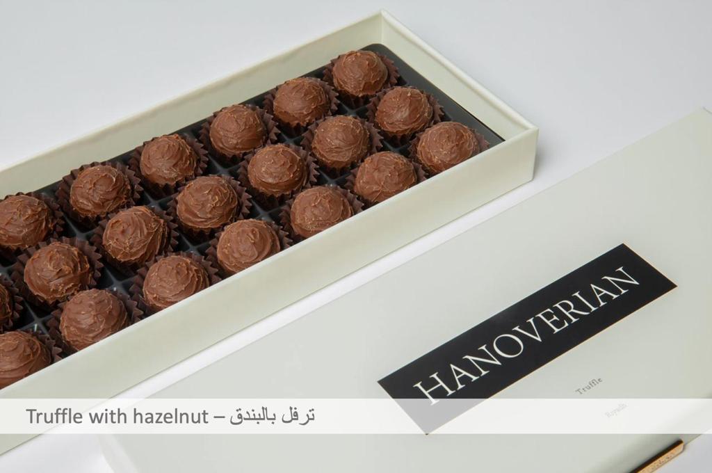 Truffle with hazelnut
